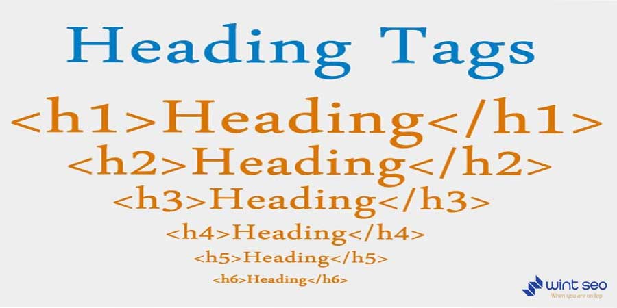 نقش تگ های هدینگ یا تگ های HTML در بهتر درک کردن عناوین مهم و کلمات کلیدی محتوا توسط ربات های گوگل  