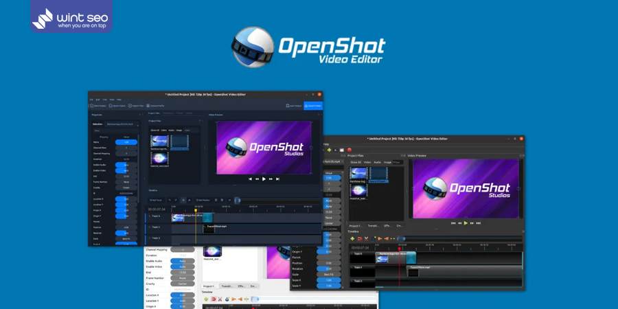 ابزار رایگان ادیت ویدئو OpenShot