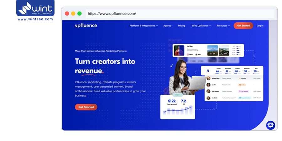 ابزار تجزیه و تحلیل Upfluence چیست؟