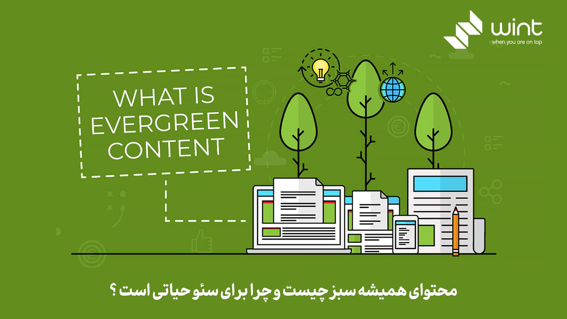 محتوای همیشه سبز چیست و چرا برای سئو حیاتی است؟